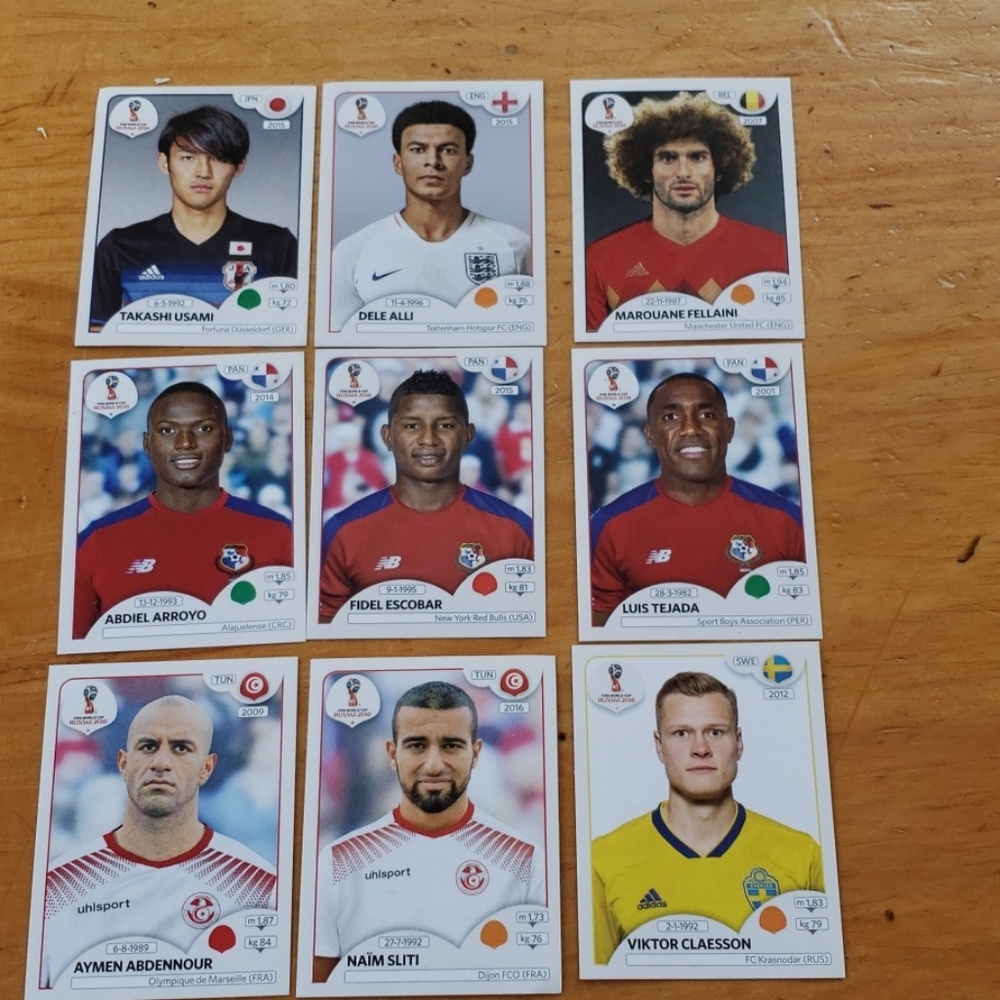 2018 Russia World Cup stickers